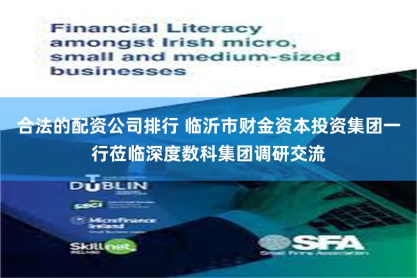 合法的配资公司排行 临沂市财金资本投资集团一行莅临深度数科集团调研交流