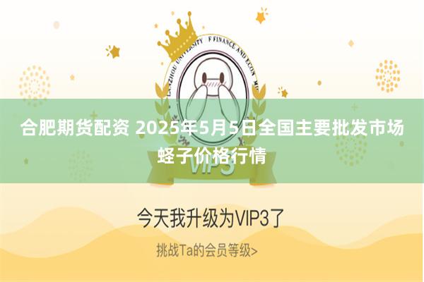 合肥期货配资 2025年5月5日全国主要批发市场蛏子价格行情
