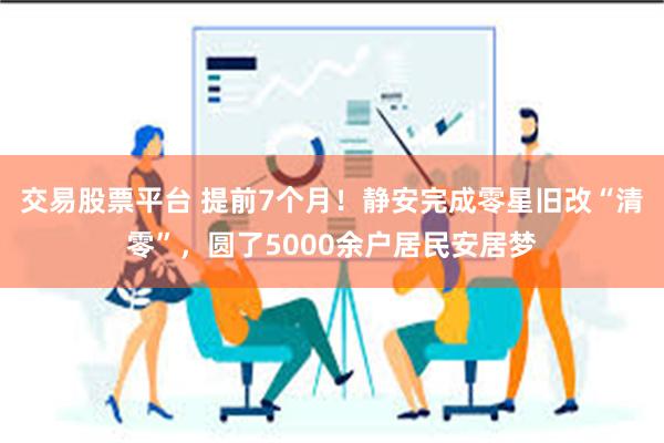 交易股票平台 提前7个月！静安完成零星旧改“清零”，圆了5000余户居民安居梦
